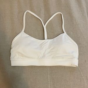 Lululemon white flow-y bra